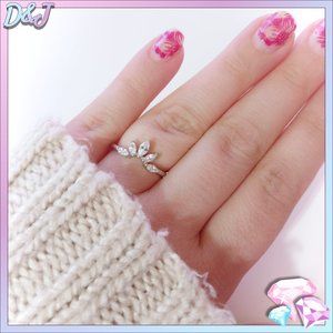 💎✨ 925 Dahlia Wishbone Ring